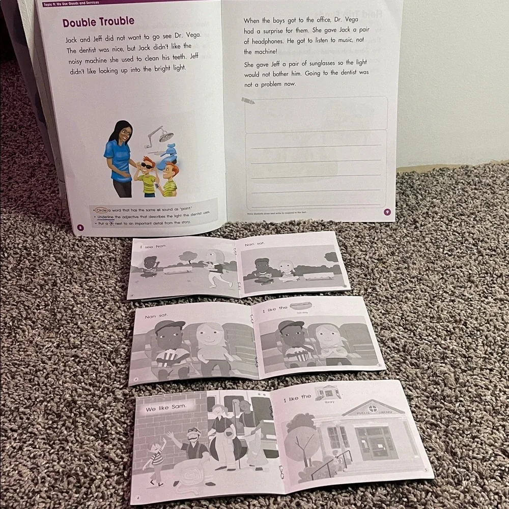 Homeschool bundle Kids books Kindergarten to 1st grade elementary learning books